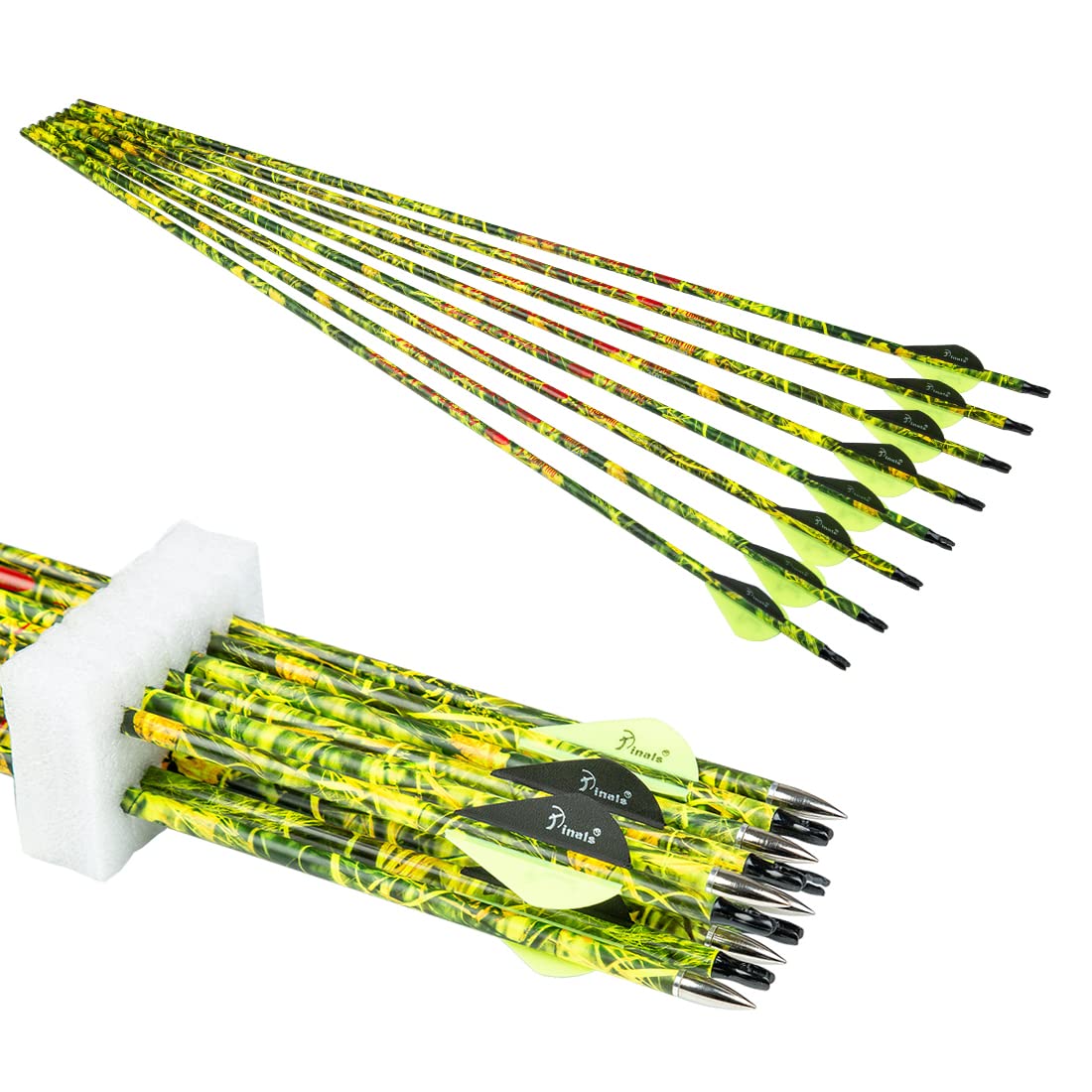 Archery 28 30 Inch 300 340 350 400 Spine Carbon Hunting Arrows