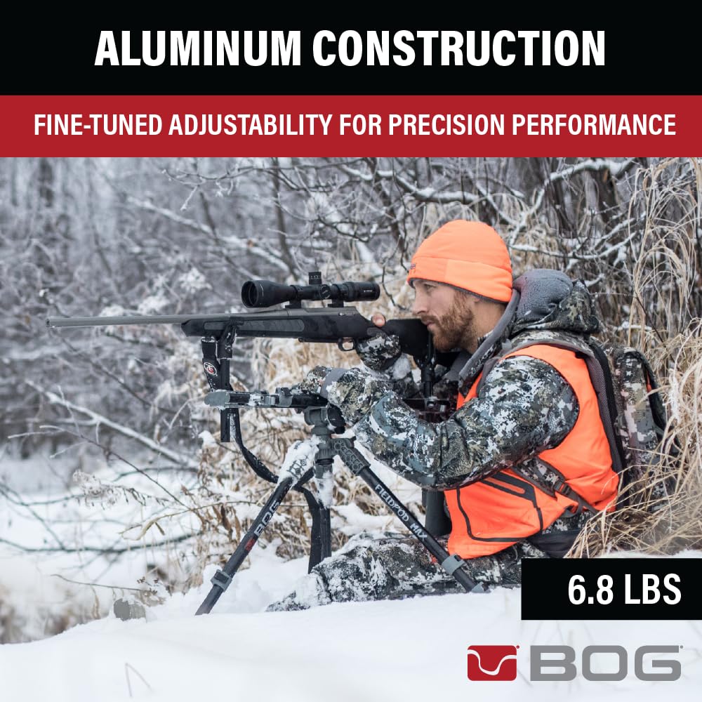 BOG FieldPod Dual-Frame Hunting Tripod, Adjustable Shooting Rest