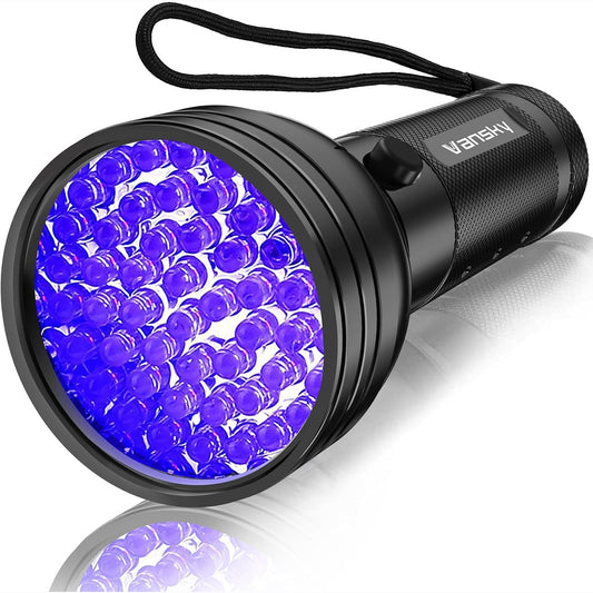 Vansky UV Light Stain Detector: 51 LED Black Light Finds Hidden Pet Urine