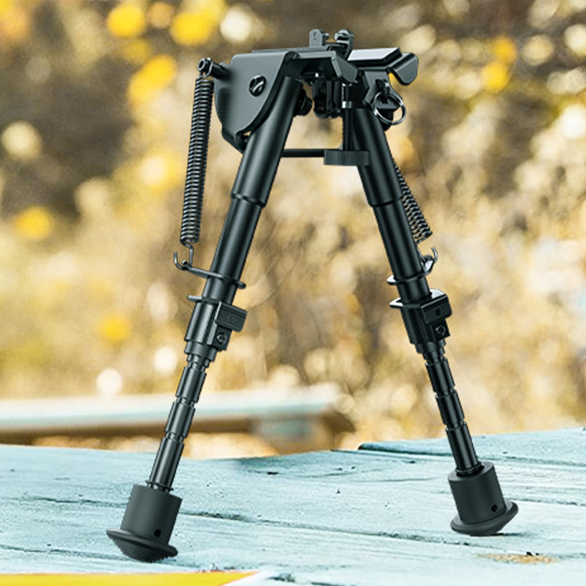 CVLIFE 6-9 Inches Bipod Adjustable Height Super Duty for Stable Support