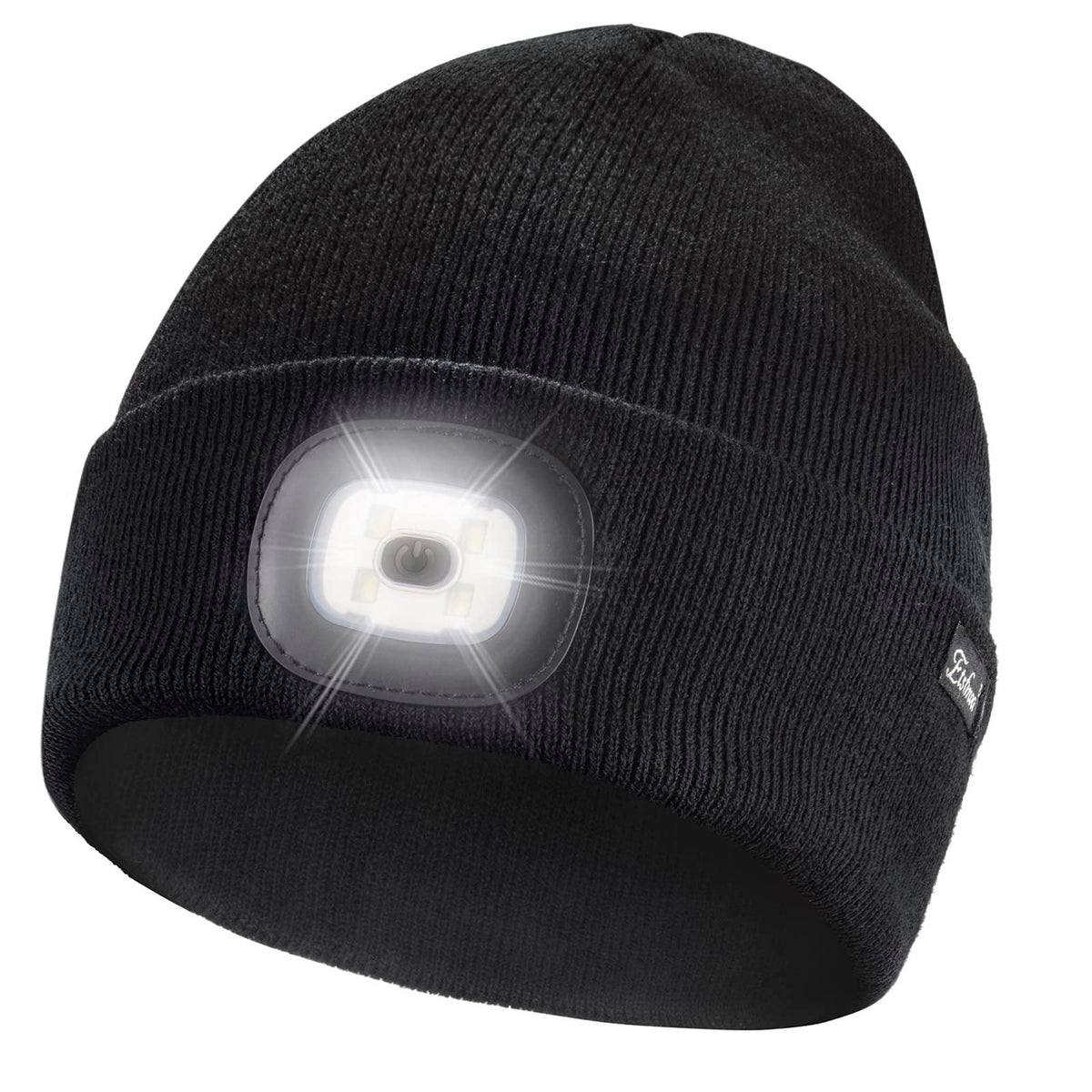 Etsfmoa Unisex Beanie with The Light, Gifts for Men Dad Father Winter Caps
