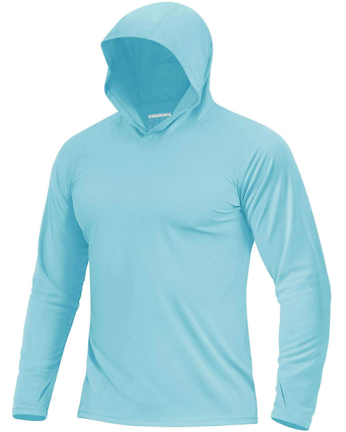 Boladeci Men's UPF 50+ Sun Protection Lightweight Hoodie Shirts Long Sleeve Fishing Shirt SPF UV Hiking Swim