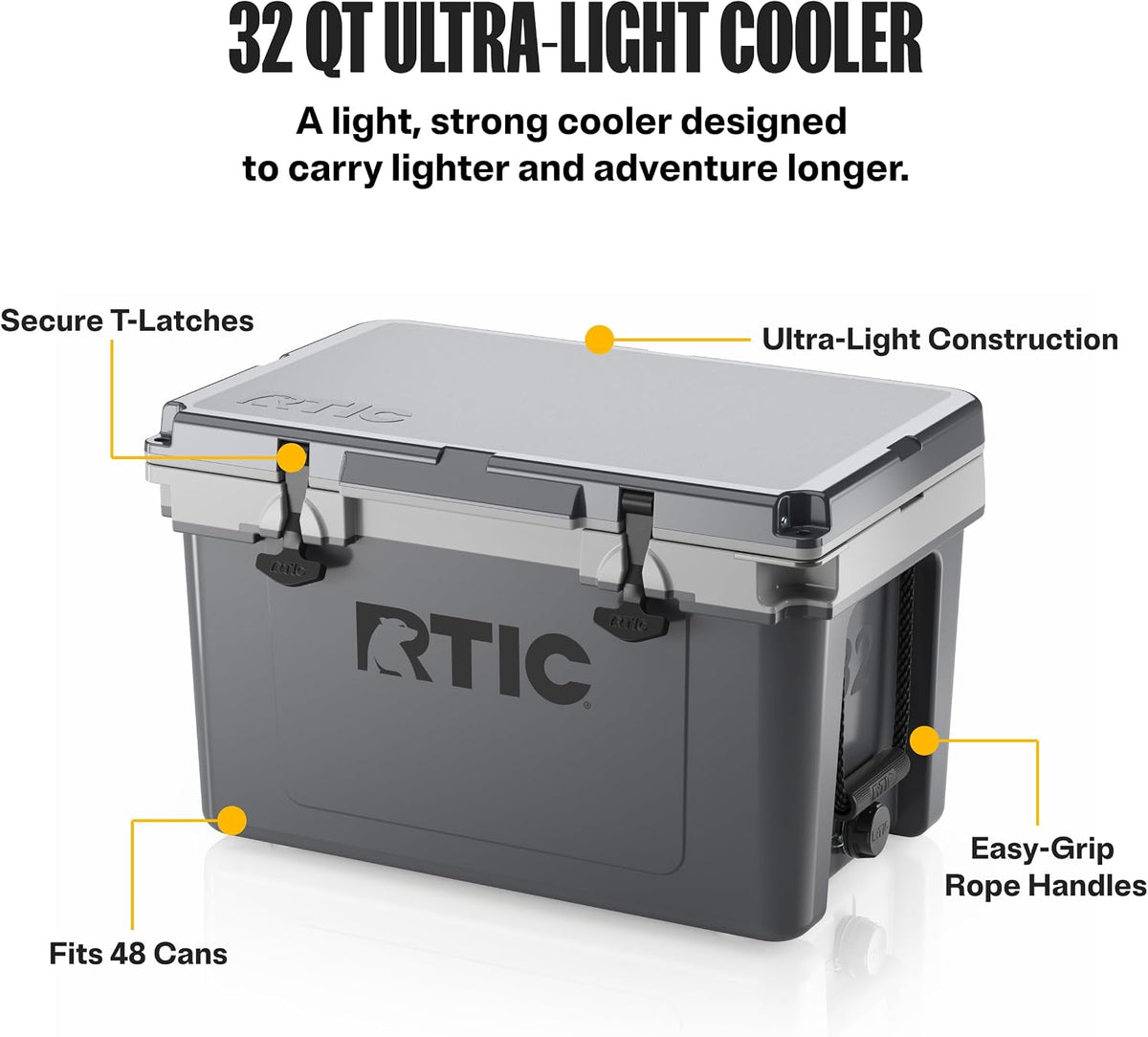 RTIC 32 QT Ultra-Light Hard Cooler