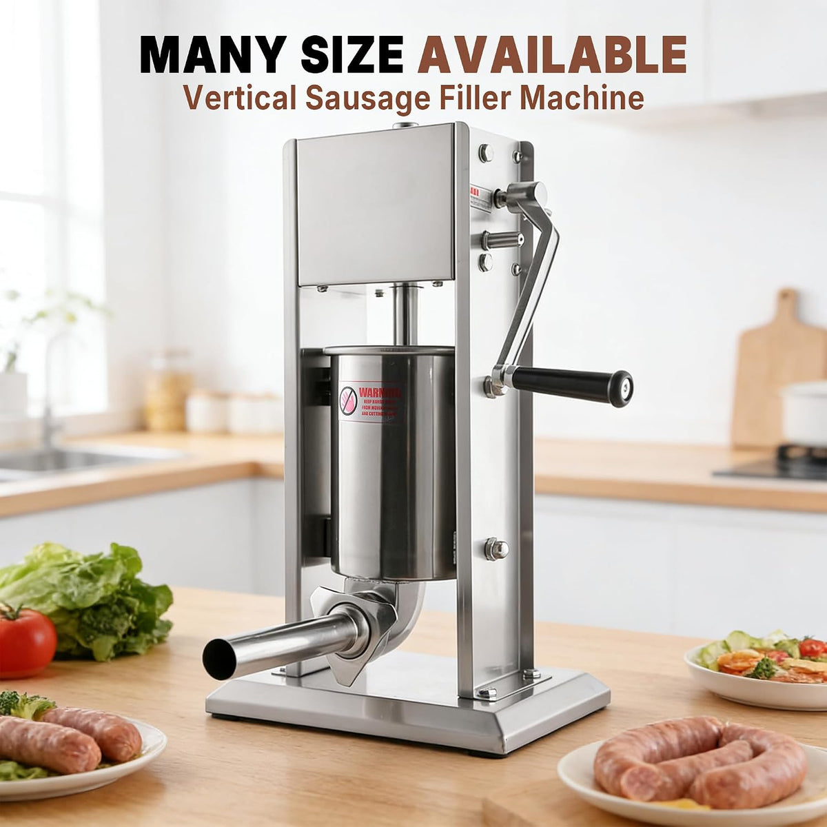 Hakka 7Lb/3L Sausage Stuffers and Vertical Sausage Makers