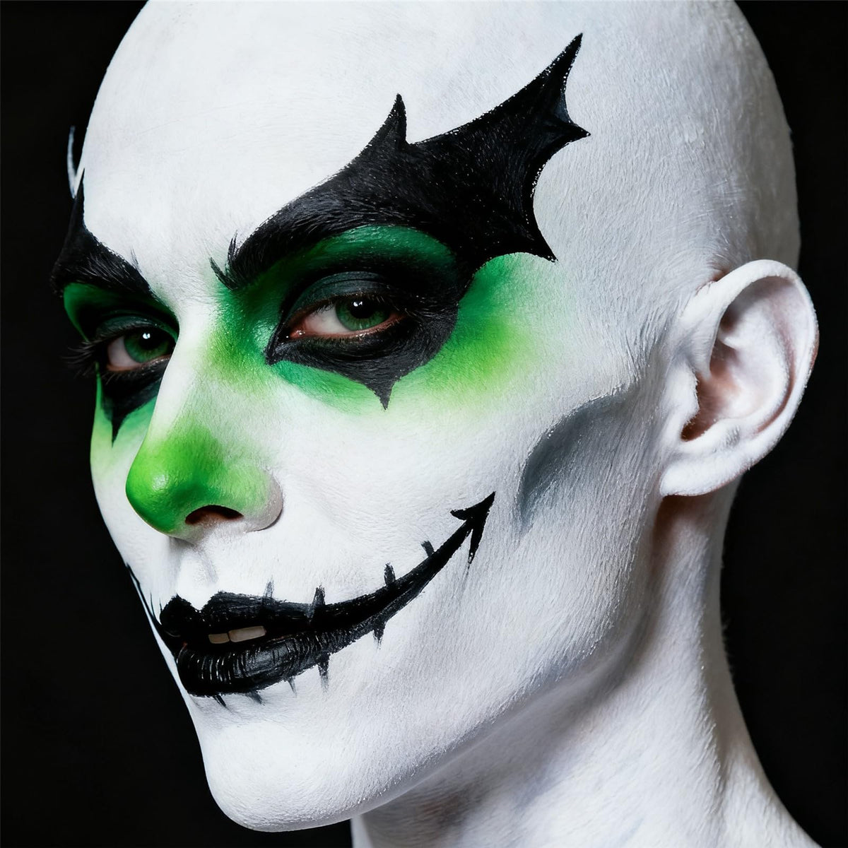 Go Ho 3 Colors Camo Face Paint Sticks,Waterproof Cream-blendable Sticks,Hunting Face Body Paint Professional Foundation SFX Makeup,Safe Face&Lip Smacking for Halloween(Green+Black+Brown)