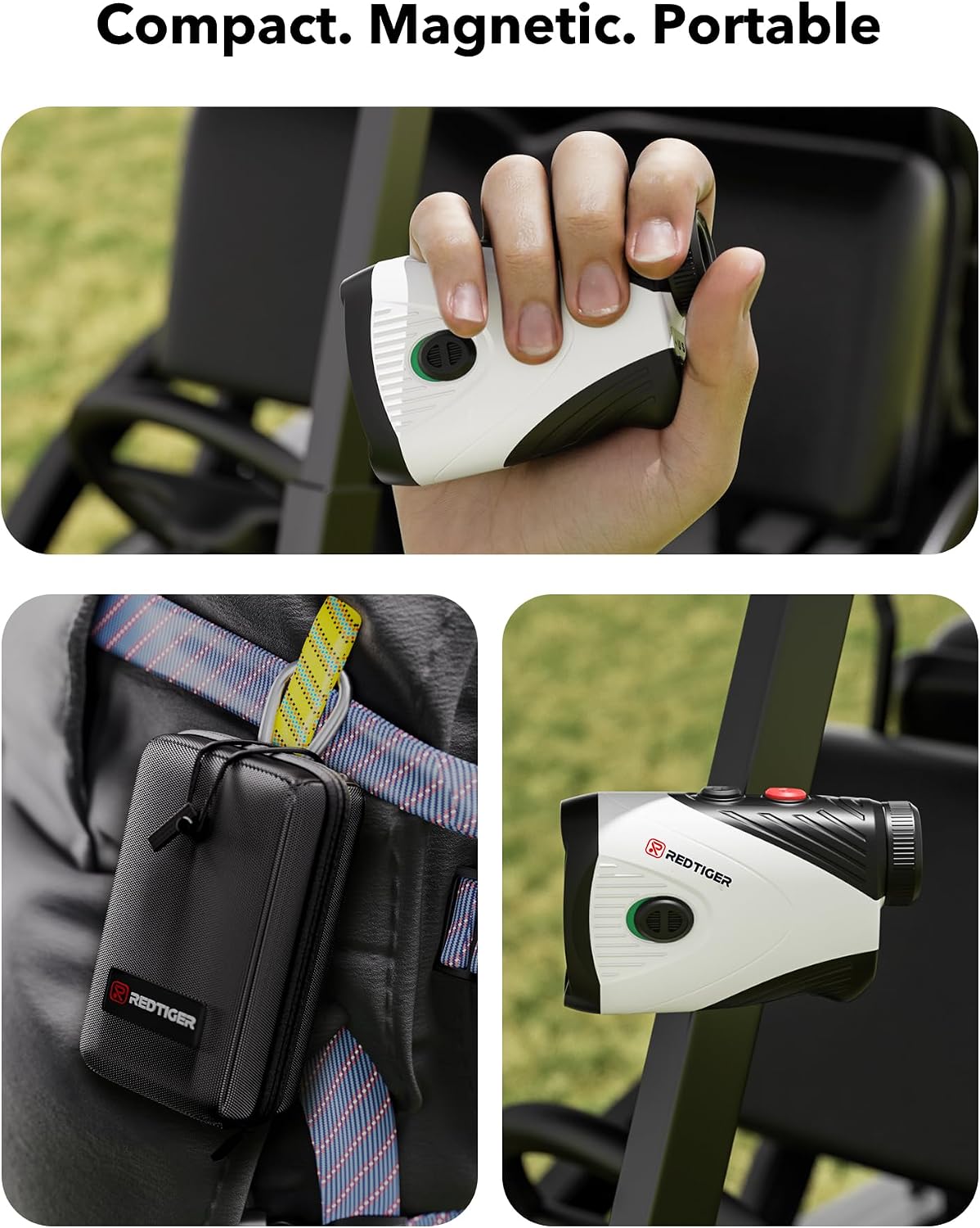 REDTIGER Golf Rangefinder with Slope On/Off,7X Magnification 1200 Yards