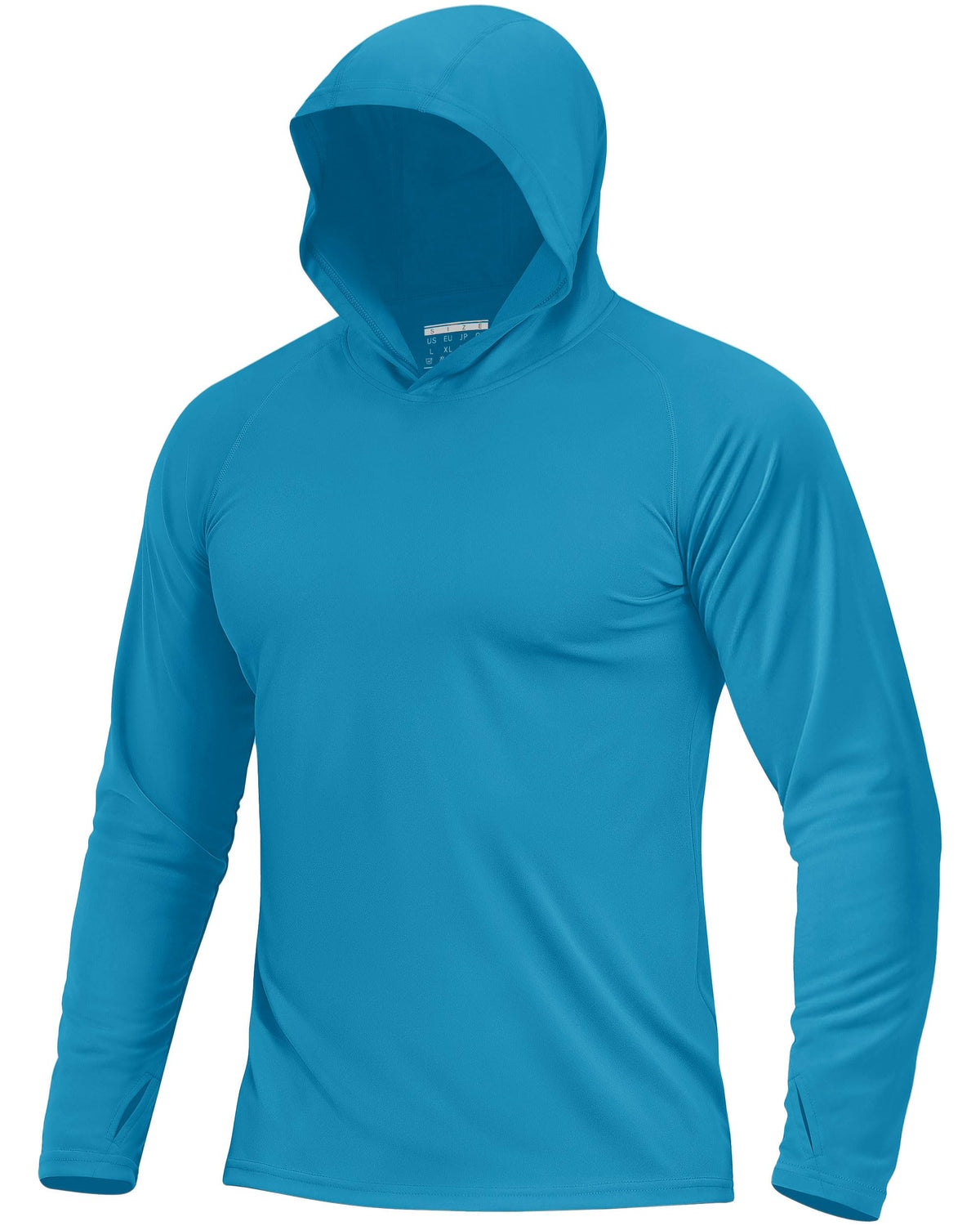 Boladeci Men's UPF 50+ Sun Protection Lightweight Hoodie Shirts Long Sleeve Fishing Shirt SPF UV Hiking Swim
