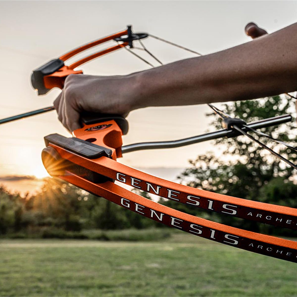 Genesis Archery Original Lightweight Compound Bow with Adjustable Aluminum Riser, 15"-30" Draw Length, 10-20 lb Draw Weight, for Kids and Adults, All Skill Levels