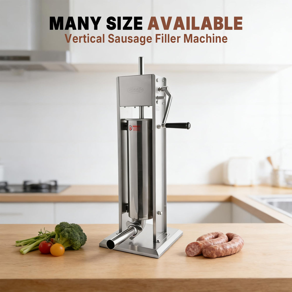 Hakka 7Lb/3L Sausage Stuffers and Vertical Sausage Makers