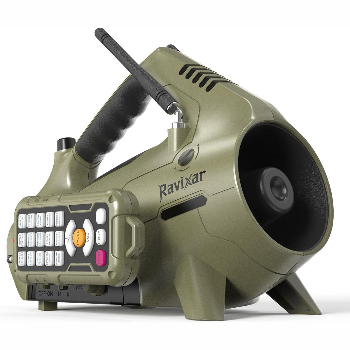 Electronic Predator Call, Coyote Call for Coyote, Fox, Bobcat, Raccoon Hunting - 400 Yard Remote Range, 30 Sounds, Bluetooth Compatible