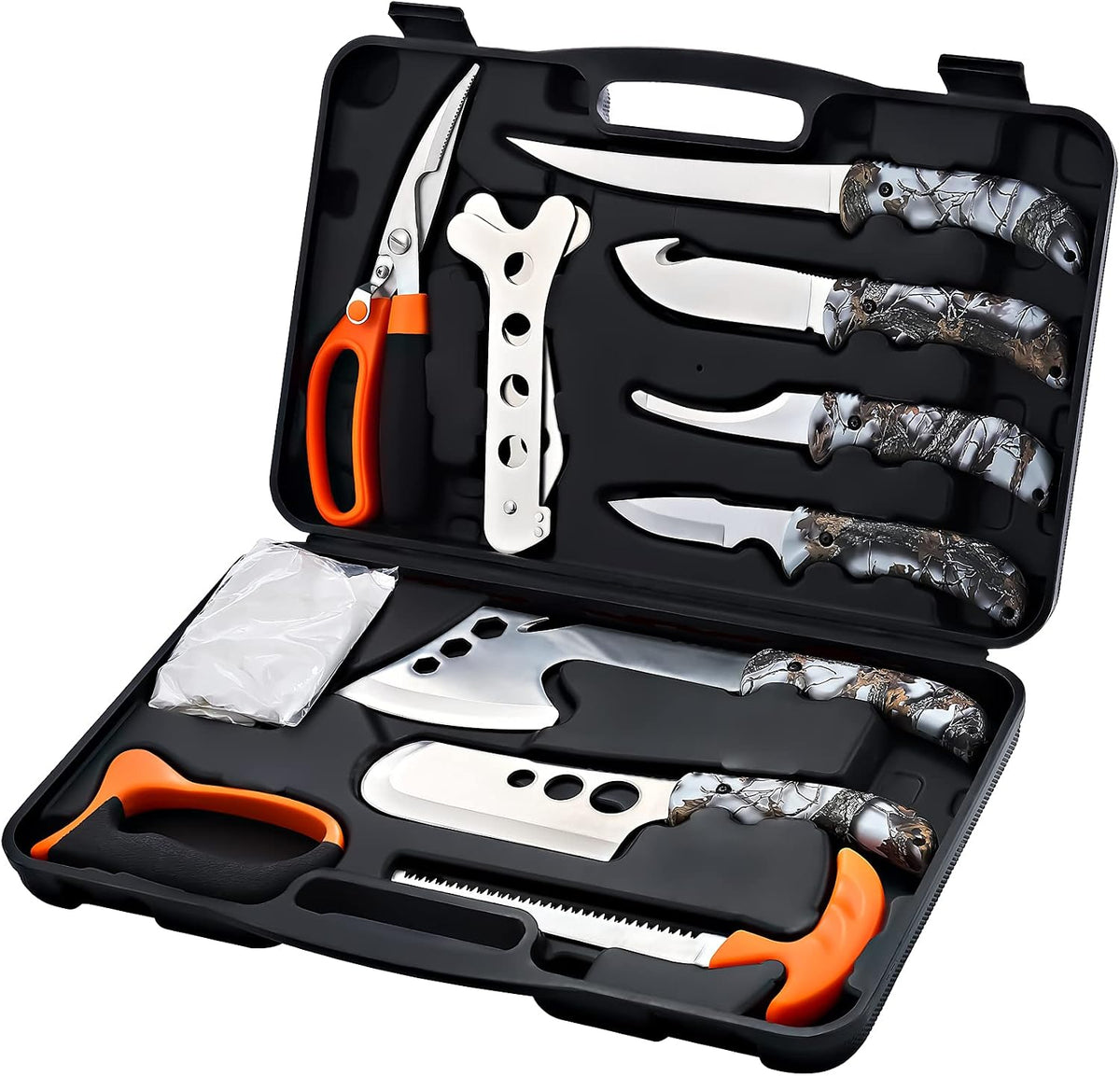 KNINE OUTDOORS Hunting Deer Knife Set Field Dressing Kit