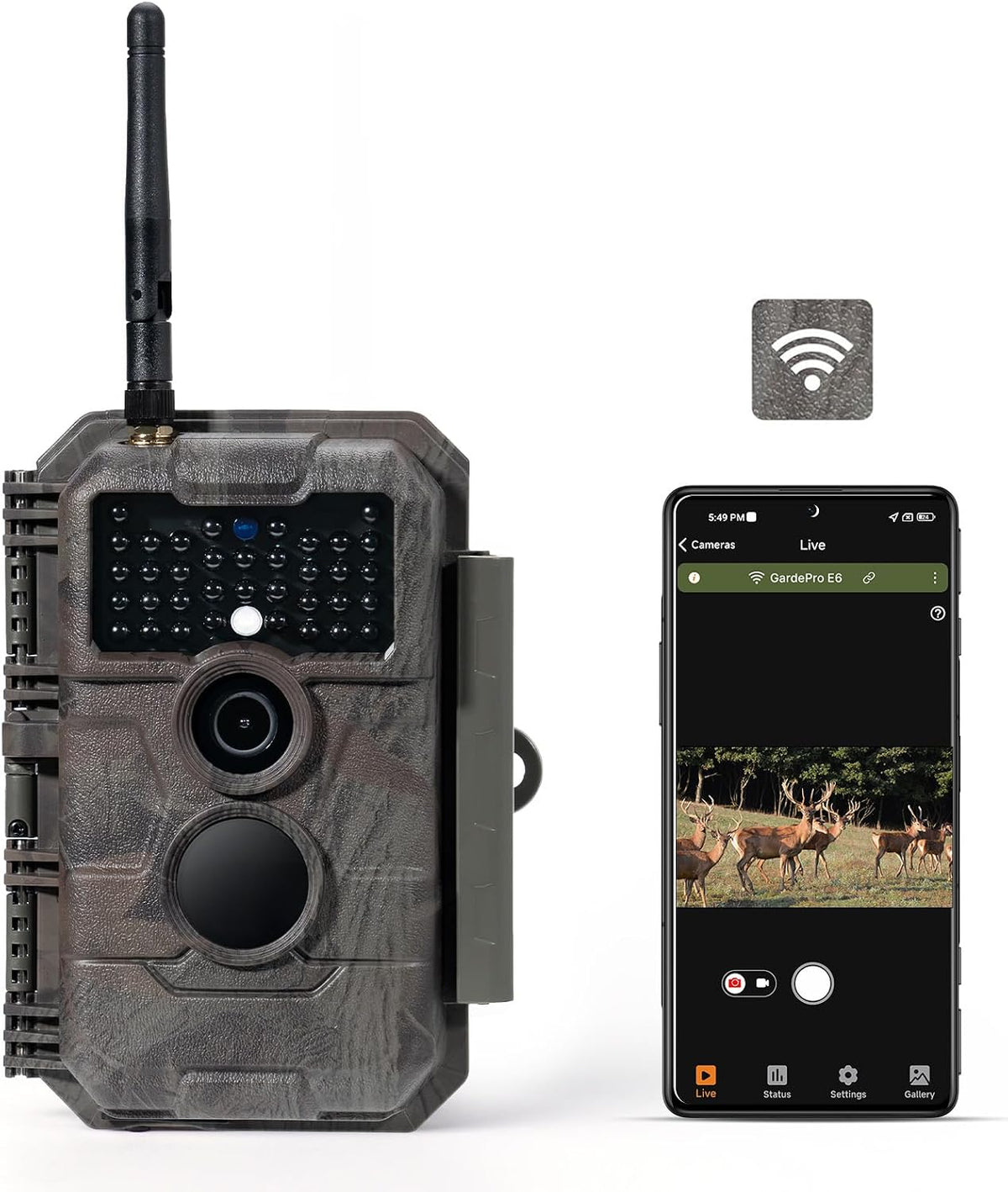 GardePro E6 WiFi Trail Camera, Stable WiFi with External Antenna