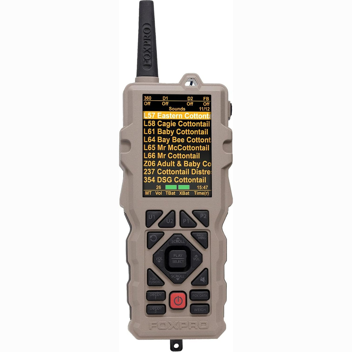 FOXPRO X360 American Made Electronic Predator Call Remote Operated and Programmable Coyote, Fox, Hog Call for Hunting