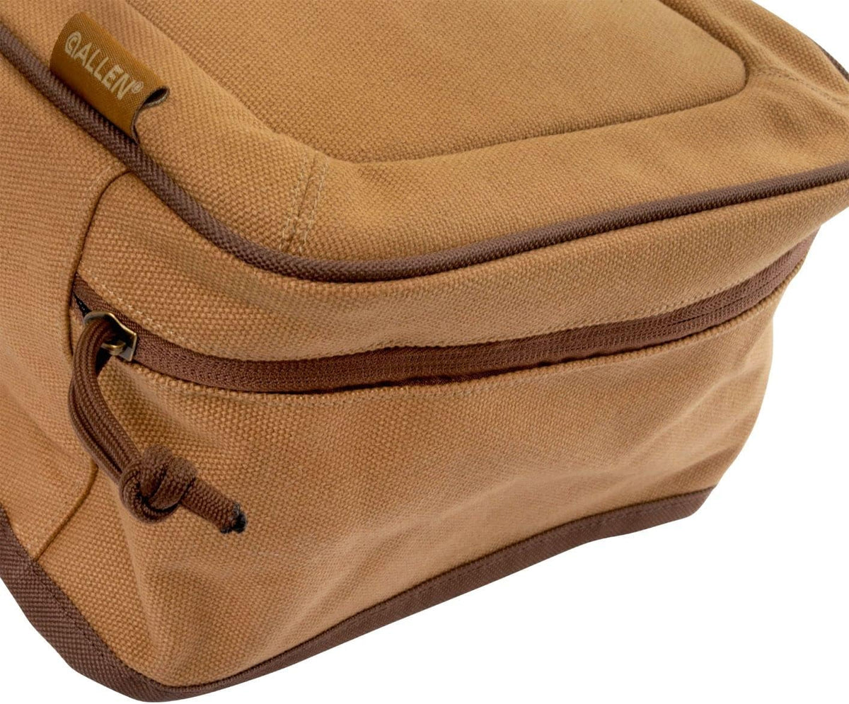 Allen Company Rival Double Compartment Shell Bag & 52" Waist Belt, Tan