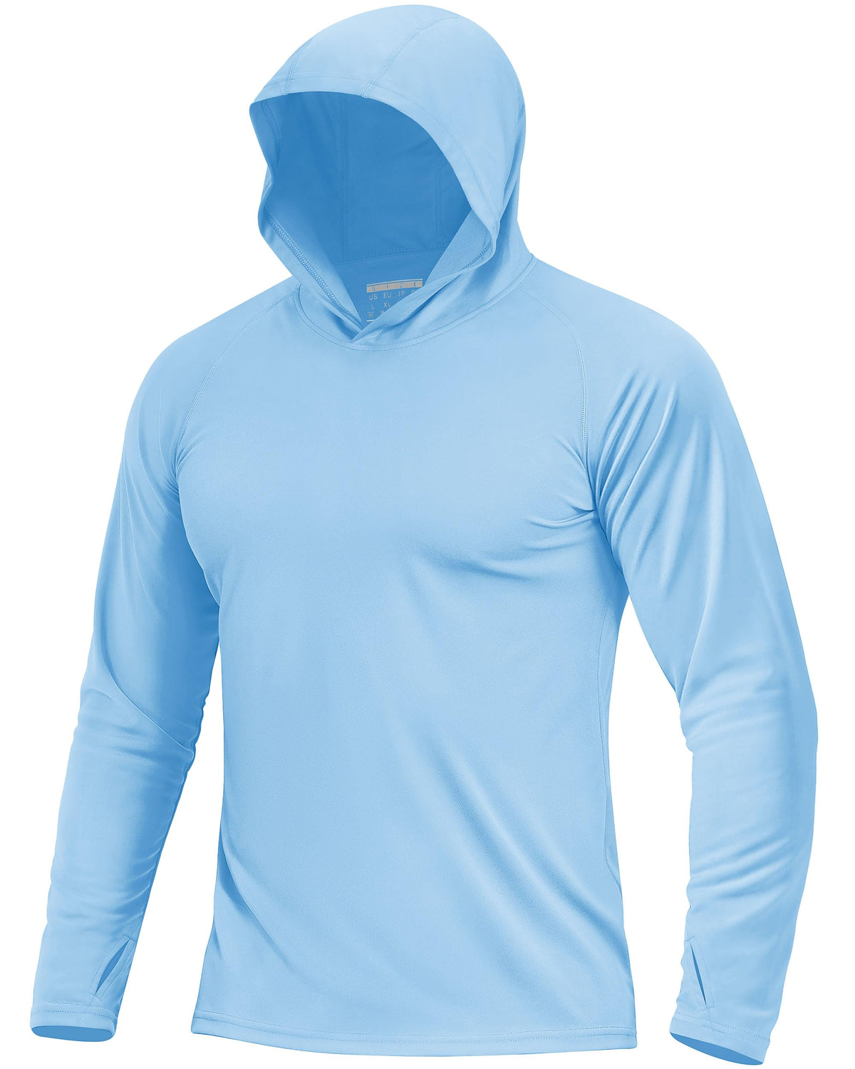 Boladeci Men's UPF 50+ Sun Protection Lightweight Hoodie Shirts Long Sleeve Fishing Shirt SPF UV Hiking Swim