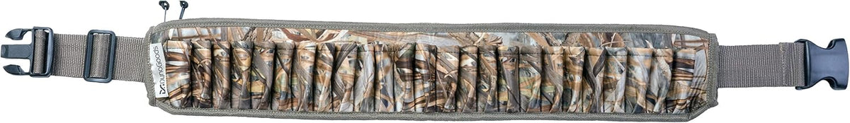 Shell Belt - Adjustable Belt, Zipper Storage Pocket, Camo