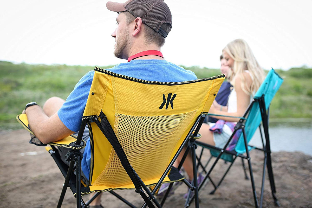 Kijaro Dual Lock Chair Color: Victoria Desert Orange