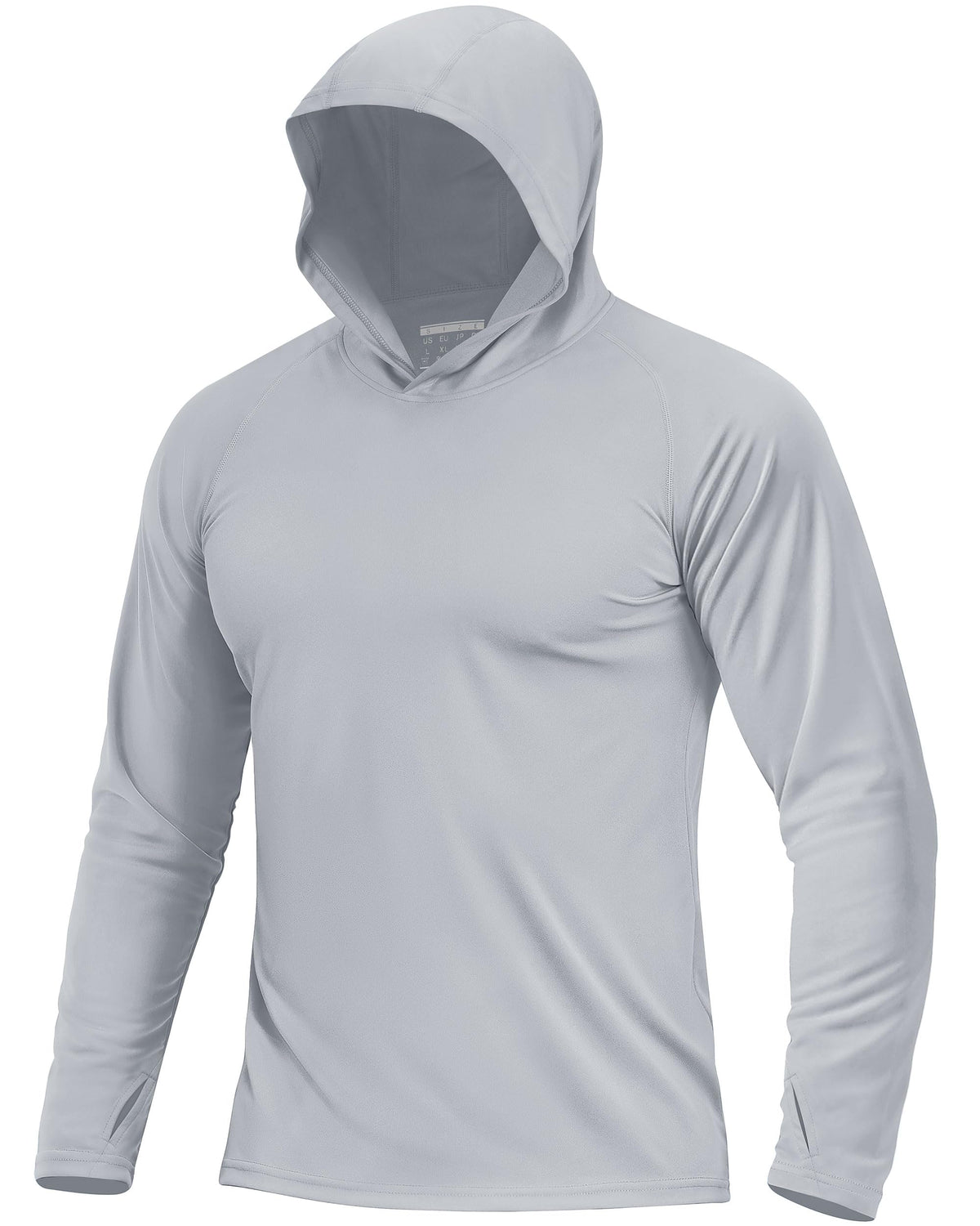 Boladeci Men's UPF 50+ Sun Protection Lightweight Hoodie Shirts Long Sleeve Fishing Shirt SPF UV Hiking Swim