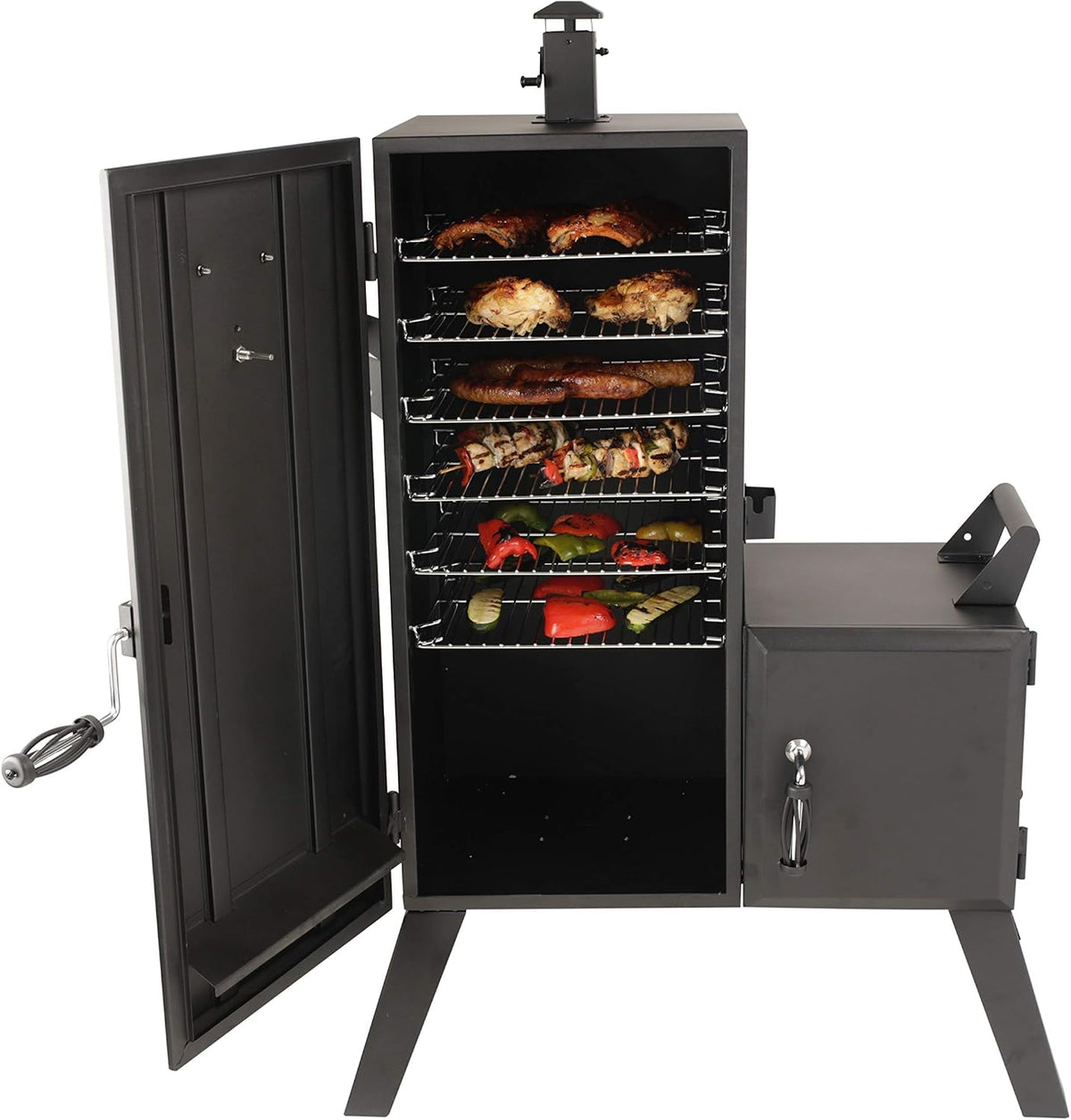 Dyna-Glo DGO1176BDC-D Vertical Offset Charcoal Smoker