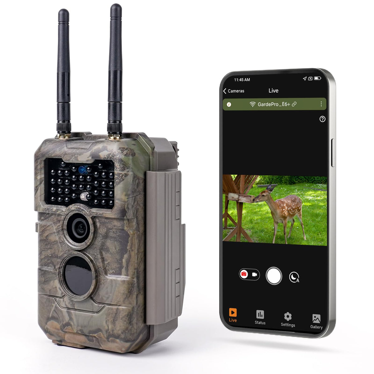 GardePro E6 WiFi Trail Camera, Stable WiFi with External Antenna