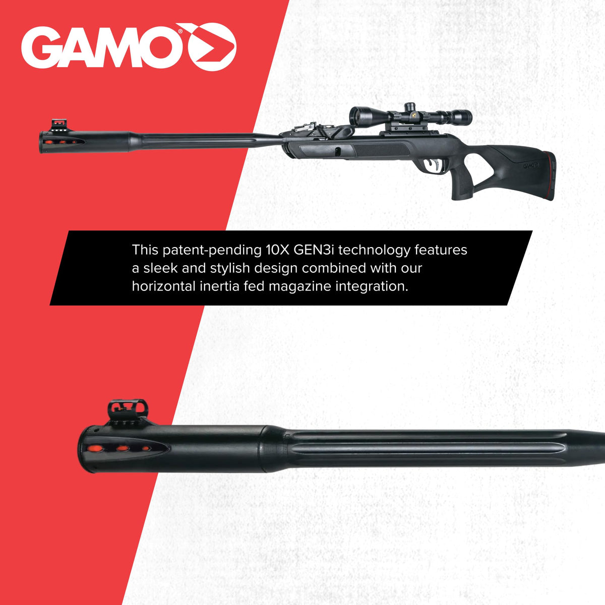 Gamo Swarm Fusion 10X GEN3i Break Barrel Pellet Air Rifle - 10-Shot