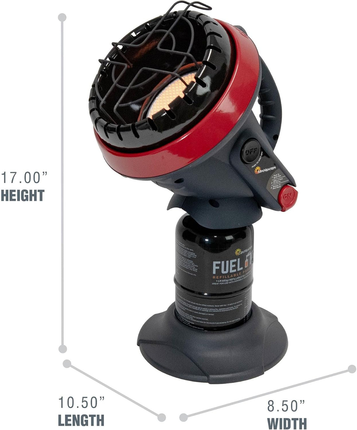 Mr. Heater 3,800 BTU Little Buddy Portable Radiant Propane Heater