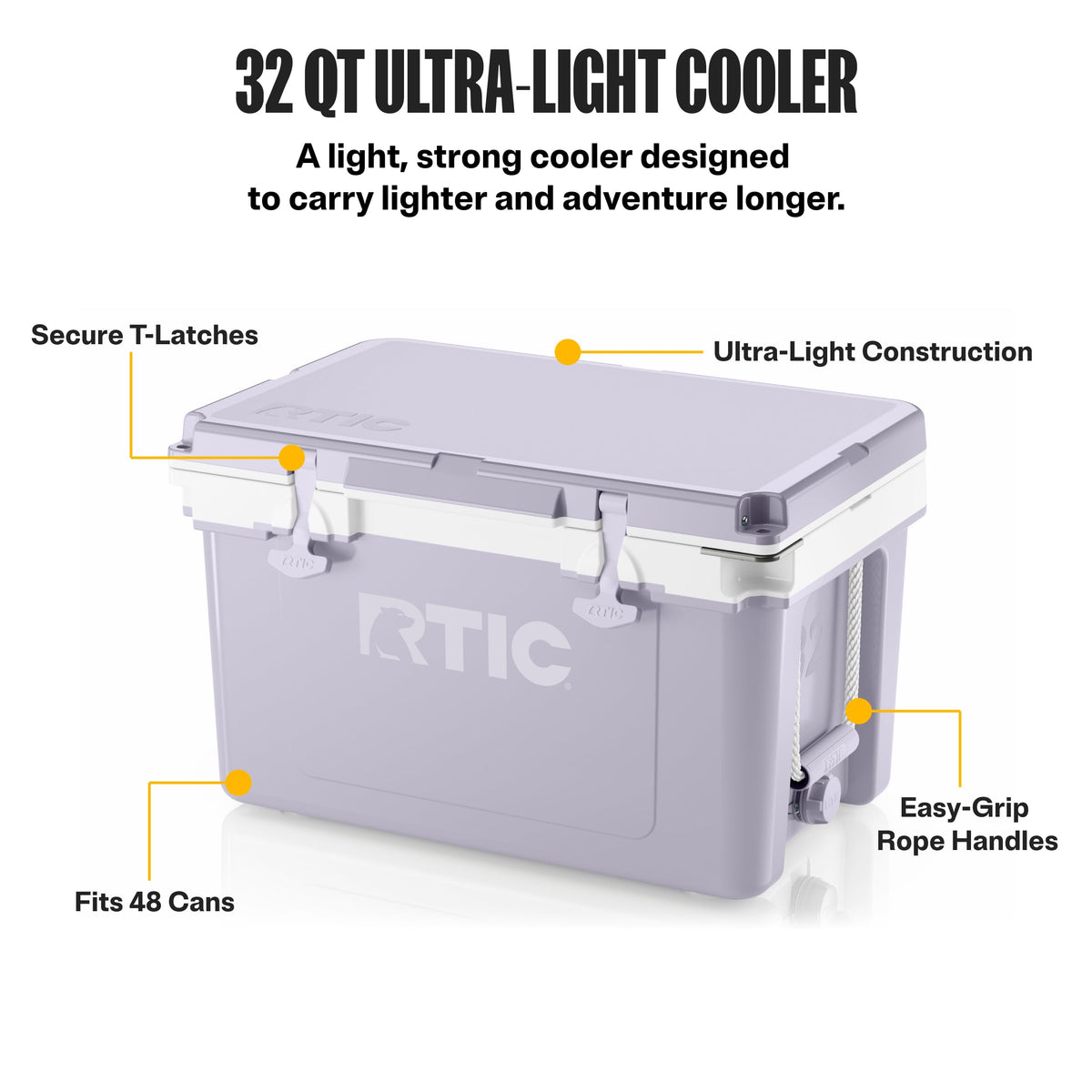 RTIC 32 QT Ultra-Light Hard Cooler
