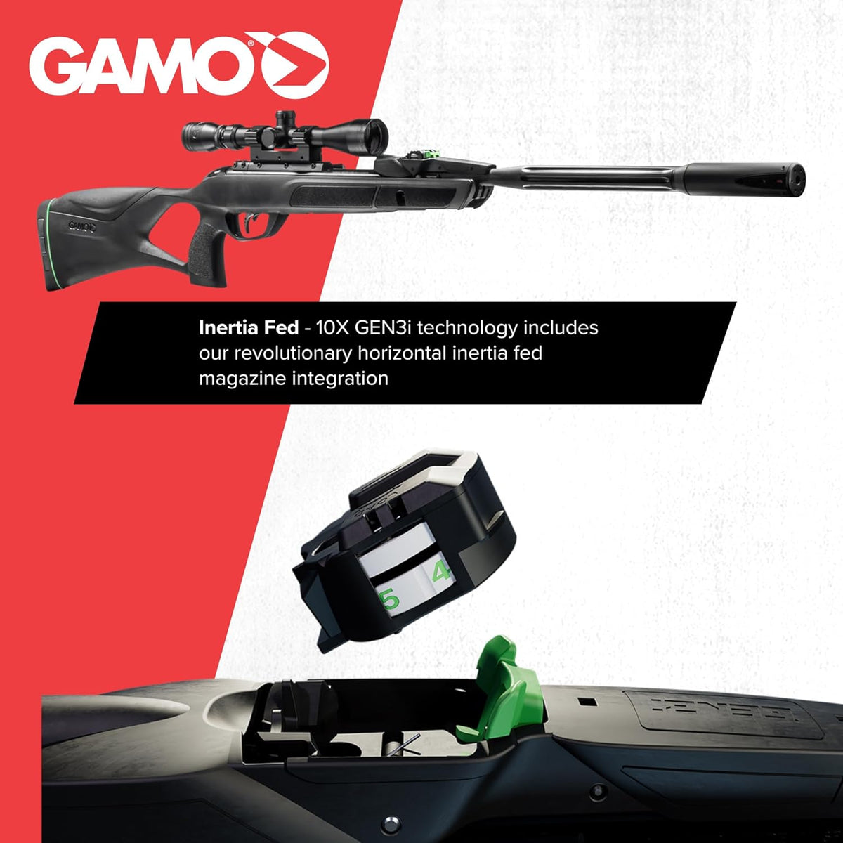 Gamo Swarm Fusion 10X GEN3i Break Barrel Pellet Air Rifle - 10-Shot