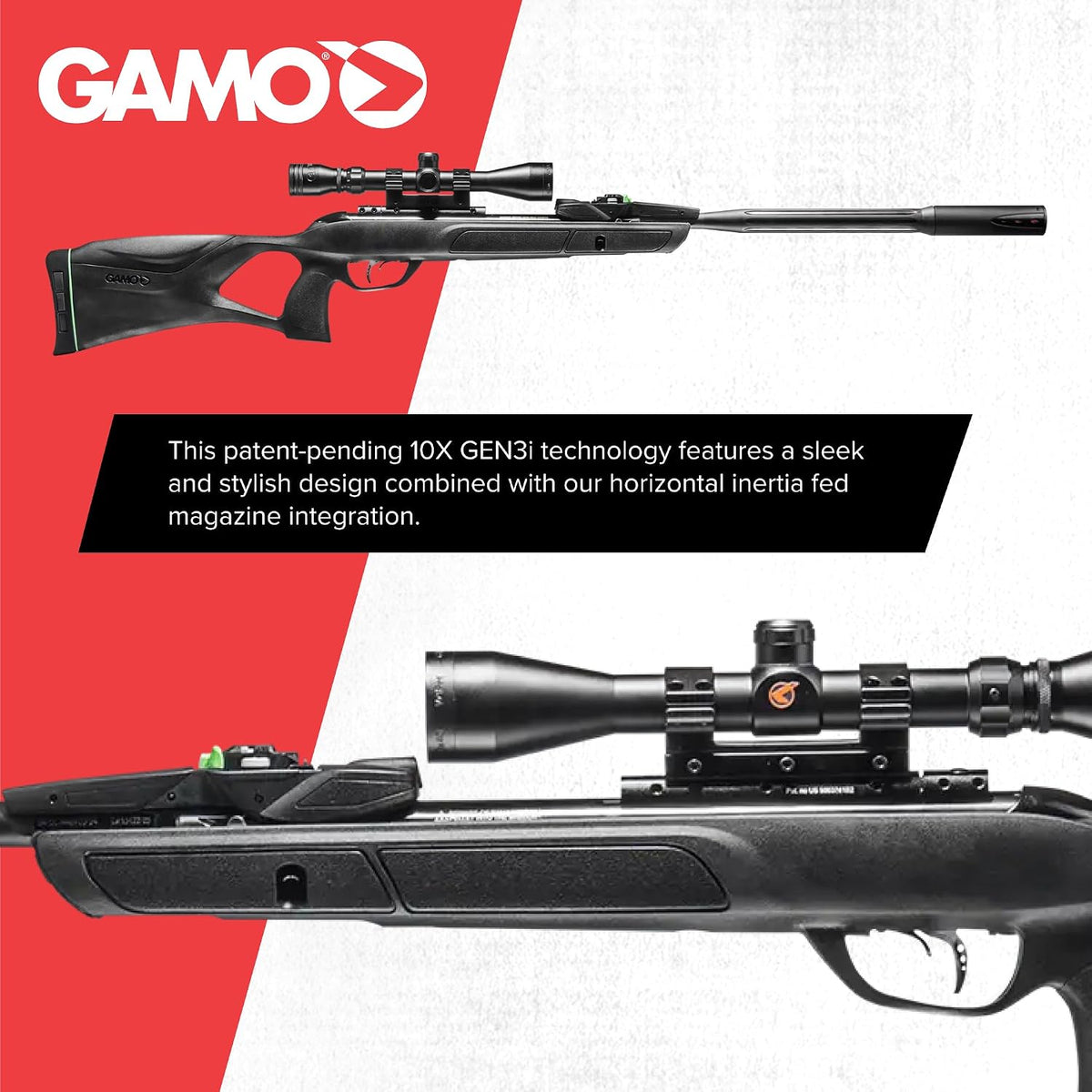 Gamo Swarm Fusion 10X GEN3i Break Barrel Pellet Air Rifle - 10-Shot