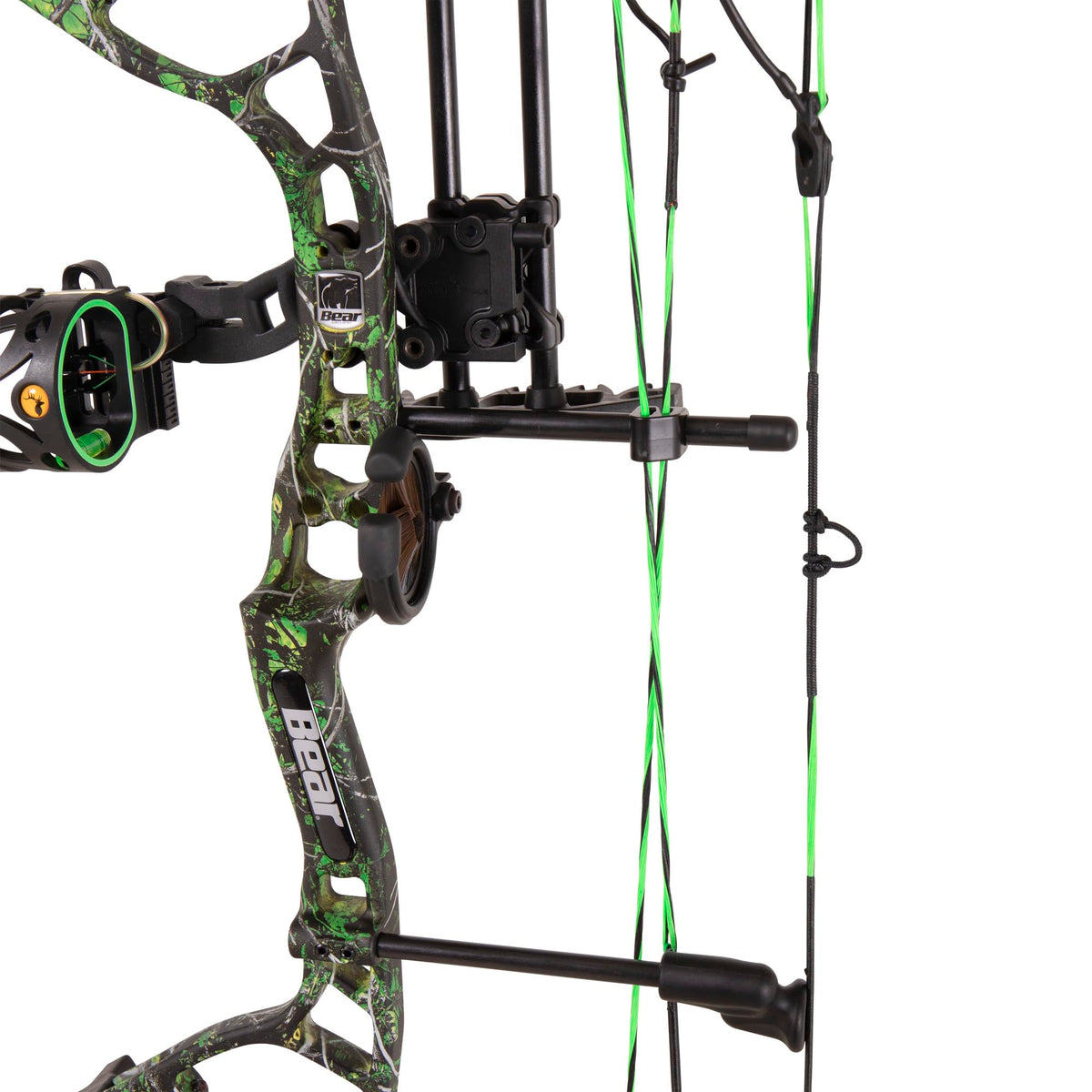 Bear Archery Royale Ready to Hunt Compound Bow Archery Set with Archery Accessories for Adults and Youths, 12”- 27” Draw Length, 5-50 Lbs Draw Weight, Up to 290 FPS