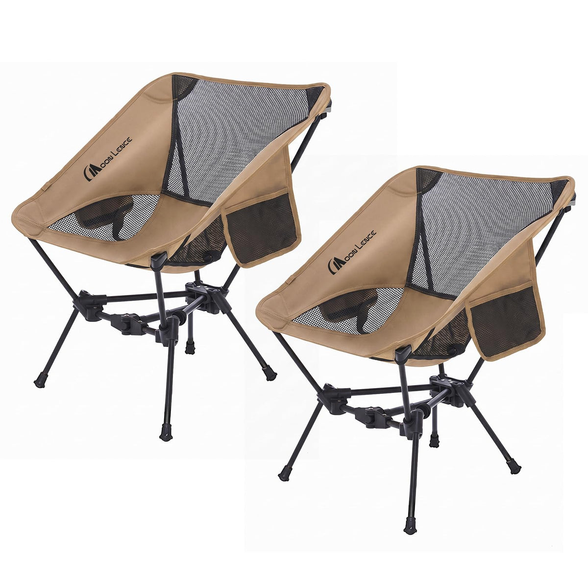 MOON LENCE Camping Chair Portable Backpacking Chair - The 4th Generation Ultralight Folding Chair - Compact, Lightweight Foldable Chairs for Hiking Mountaineering Beach (Green)