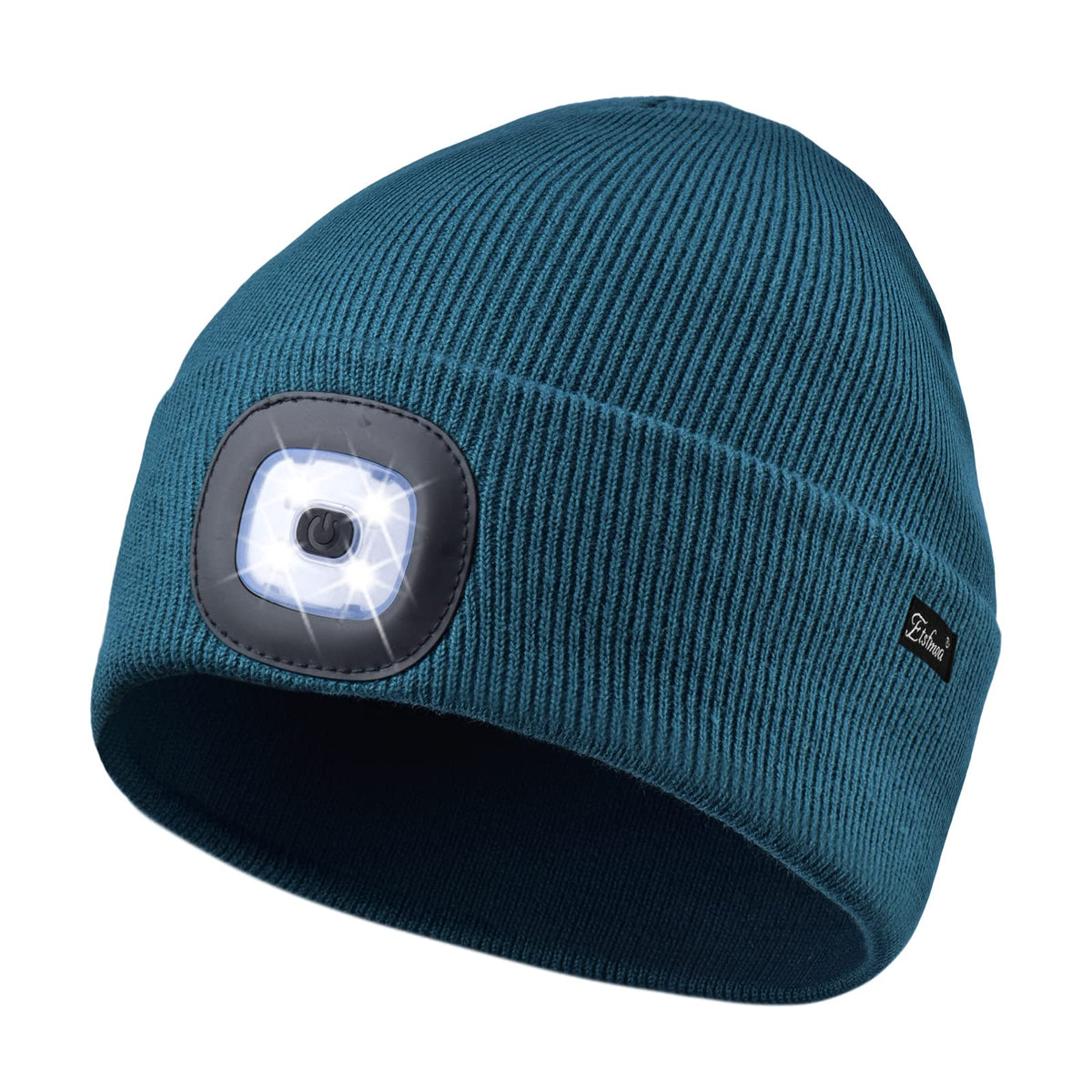 Etsfmoa Unisex Beanie with The Light, Gifts for Men Dad Father Winter Caps