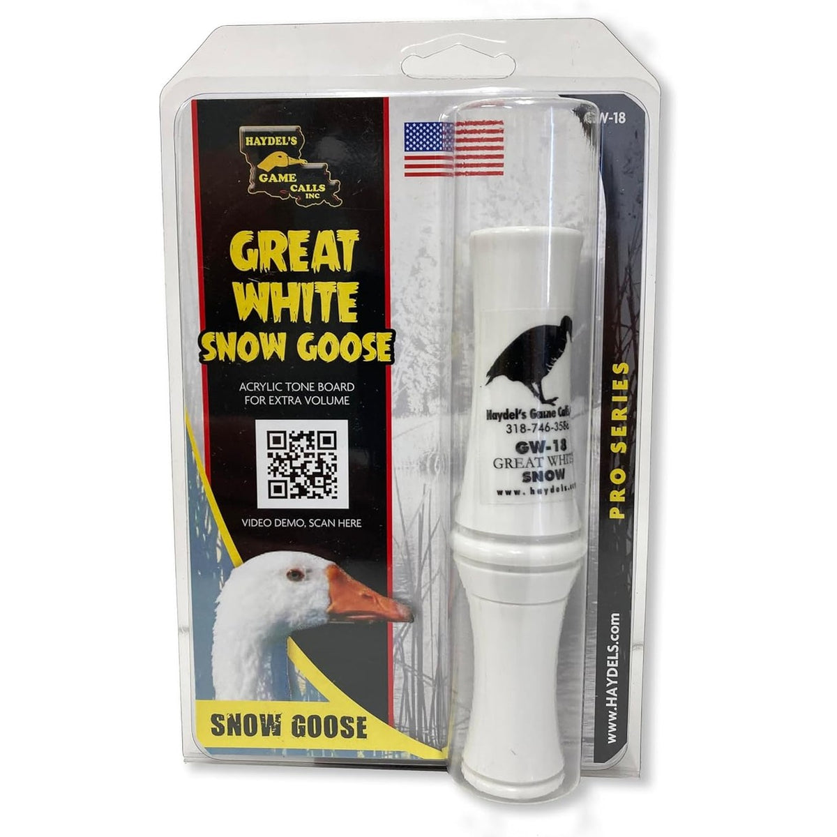 Haydel's Game Calls Inc. GW-18 Great White Snow Goose Call