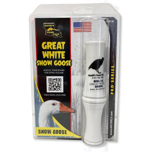 Haydel's Game Calls Inc. GW-18 Great White Snow Goose Call