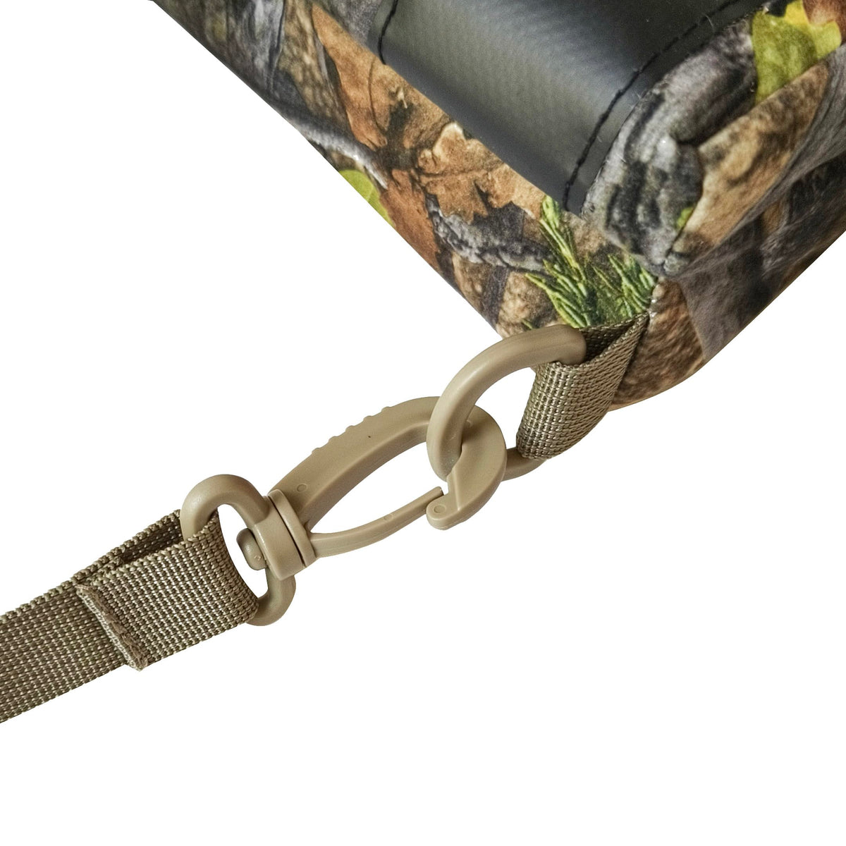 AUSCAMOTEK Camouflage Hunting and Stadium Seat Cushion with Backrest - 5cm Thick, Water-Resistant, Silent Material for Turkey Hunting Fishing Camping and Outdoor Activities
