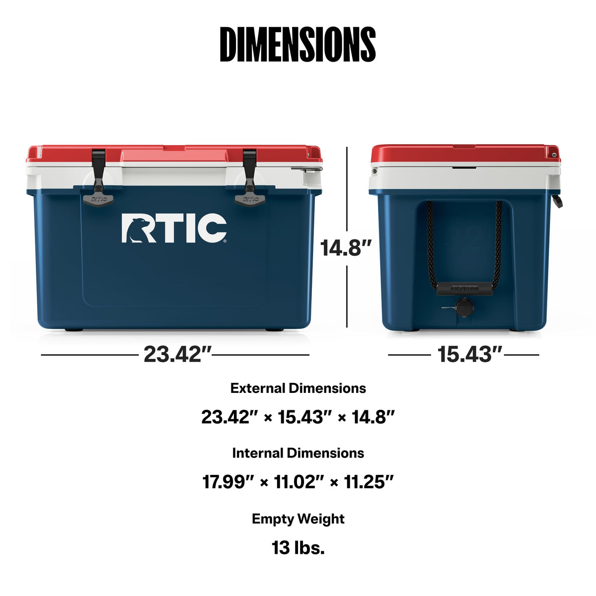 RTIC 32 QT Ultra-Light Hard Cooler
