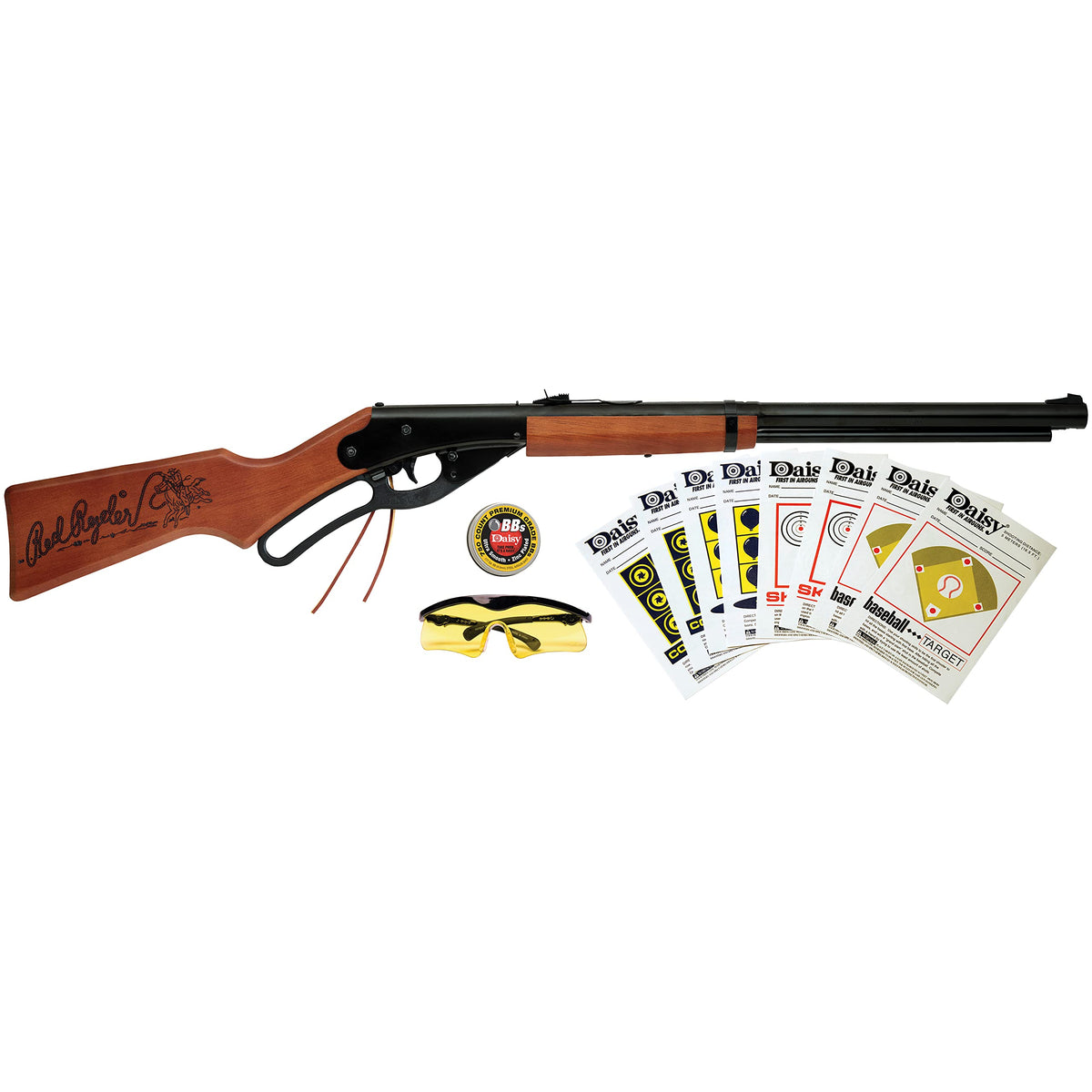 Daisy Red Ryder 1938 .177 BB Rifle - Wood Stock - Lever-Action - 350 FPS