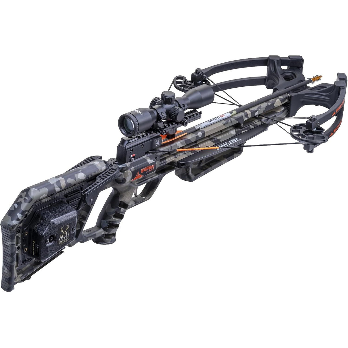 Wicked Ridge by TenPoint Commander 400, Peak XT - 400 FPS - Includes Pro-View 400 Lighted Scope, ACUdraw Crank Cocking Device & Three Match 400 Carbon Arrows