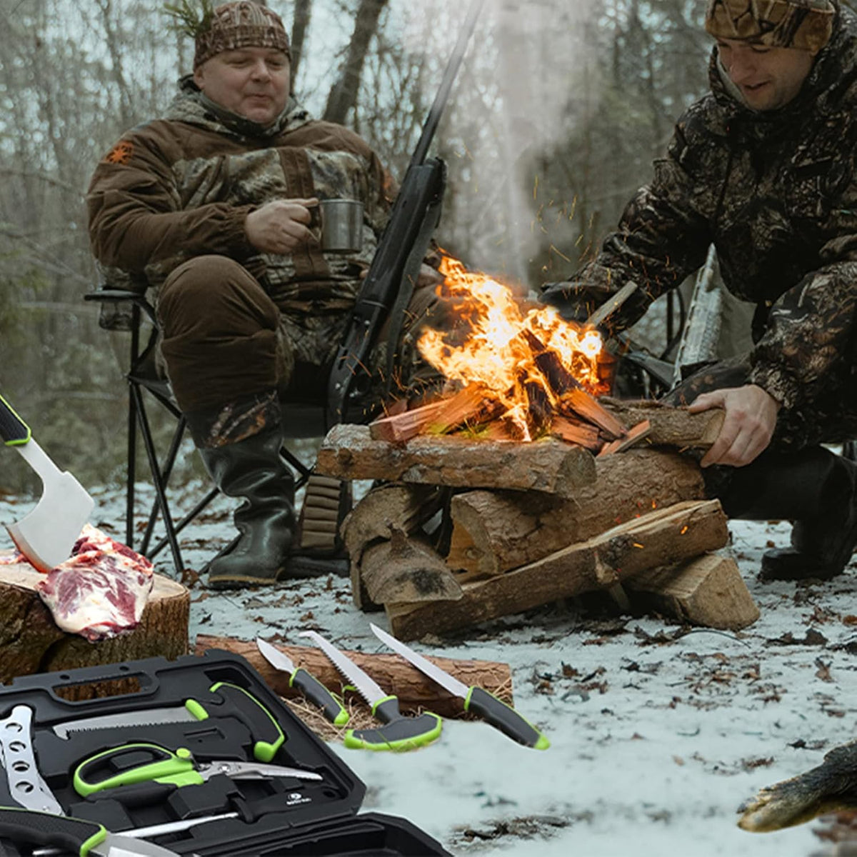 Mossy Oak Hunting Field Dressing Kit with Storage Case