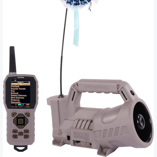 FOXPRO Hellcat PRO American Made Electronic Predator Call Remote Operated and Programmable Coyote, Fox, Hog Call for Hunting