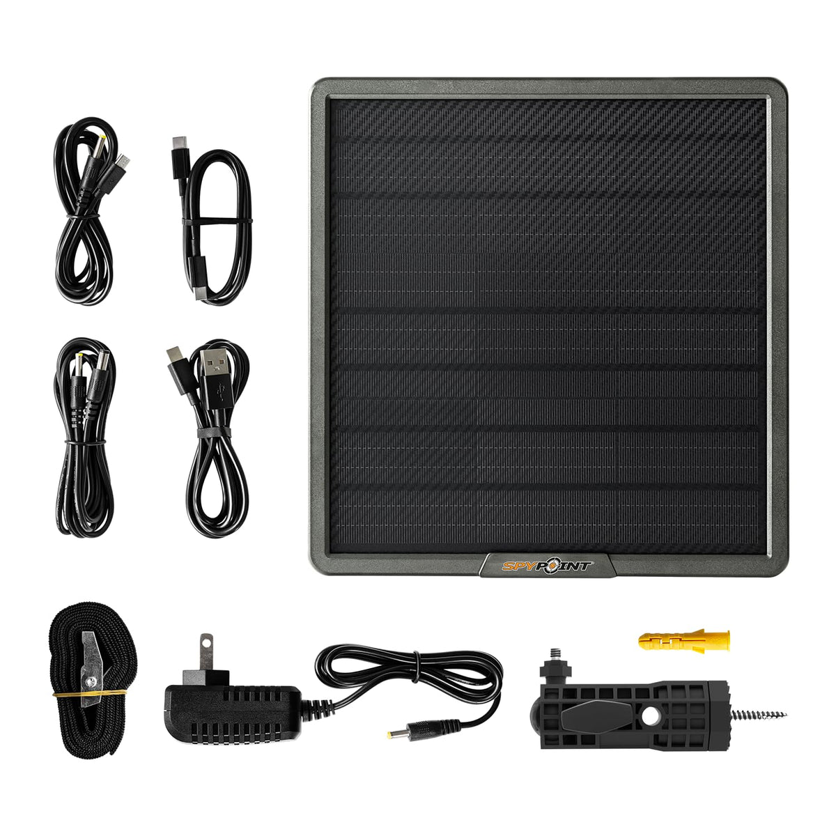 SPYPOINT Solar Panel for Trail Camera with Internal Battery for Outdoor Trail Camera Solar Panel (SPLB-10)