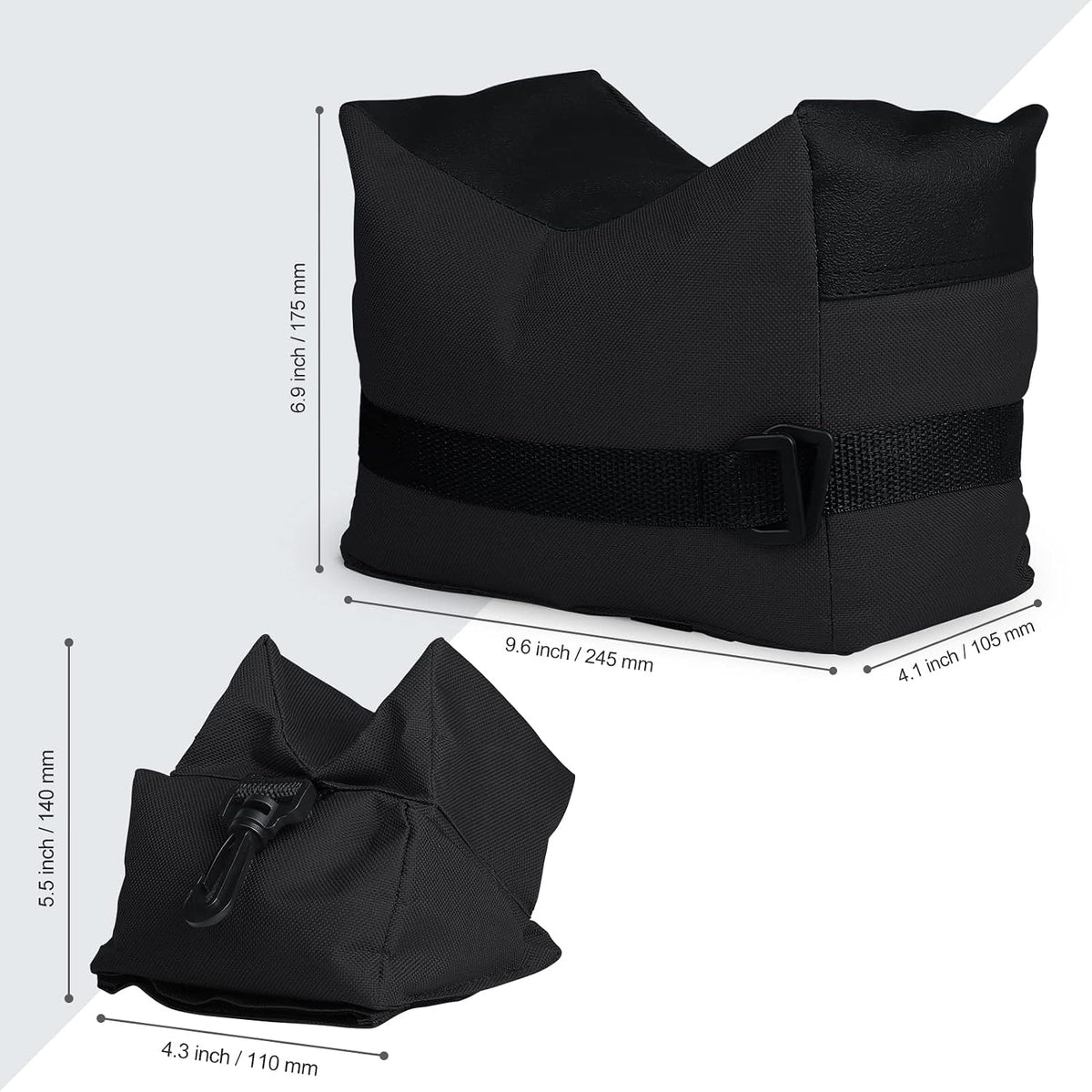 Twod Outdoor Shooting Rest Bags -Stand Holders Target