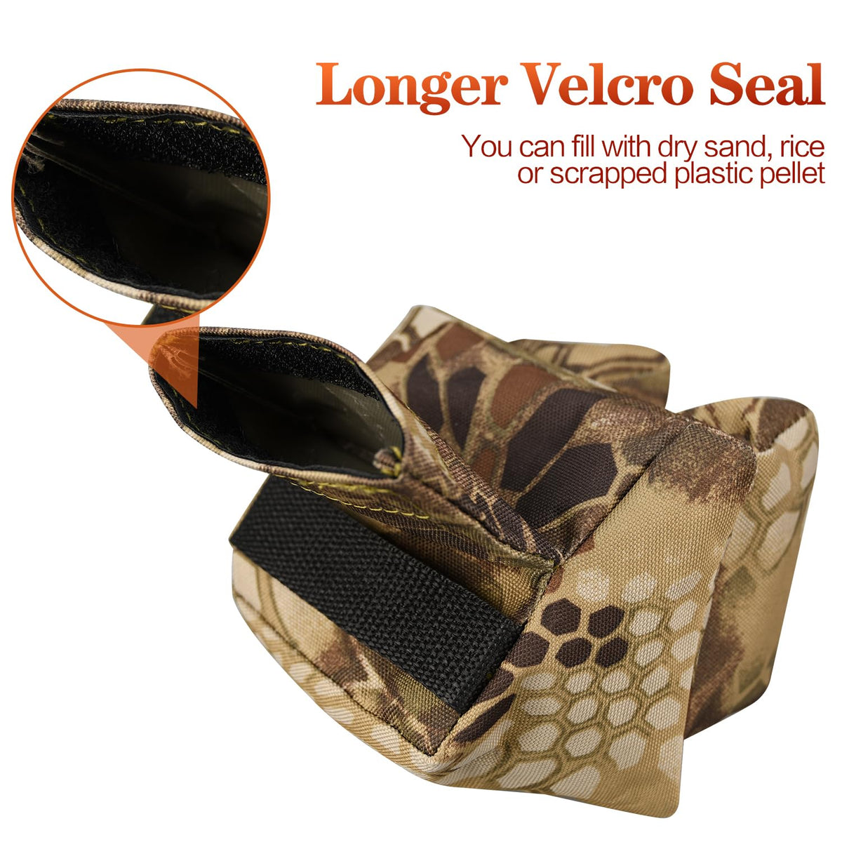 Rest Bags, Unfilled Rest Front & Rear Support Sandbag Stand Holders (Bags Come unfilled)