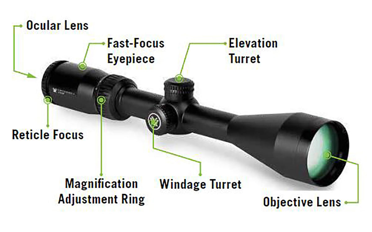 Vortex Crossfire II Second Focal Plane, 1-inch Tube Riflescopes