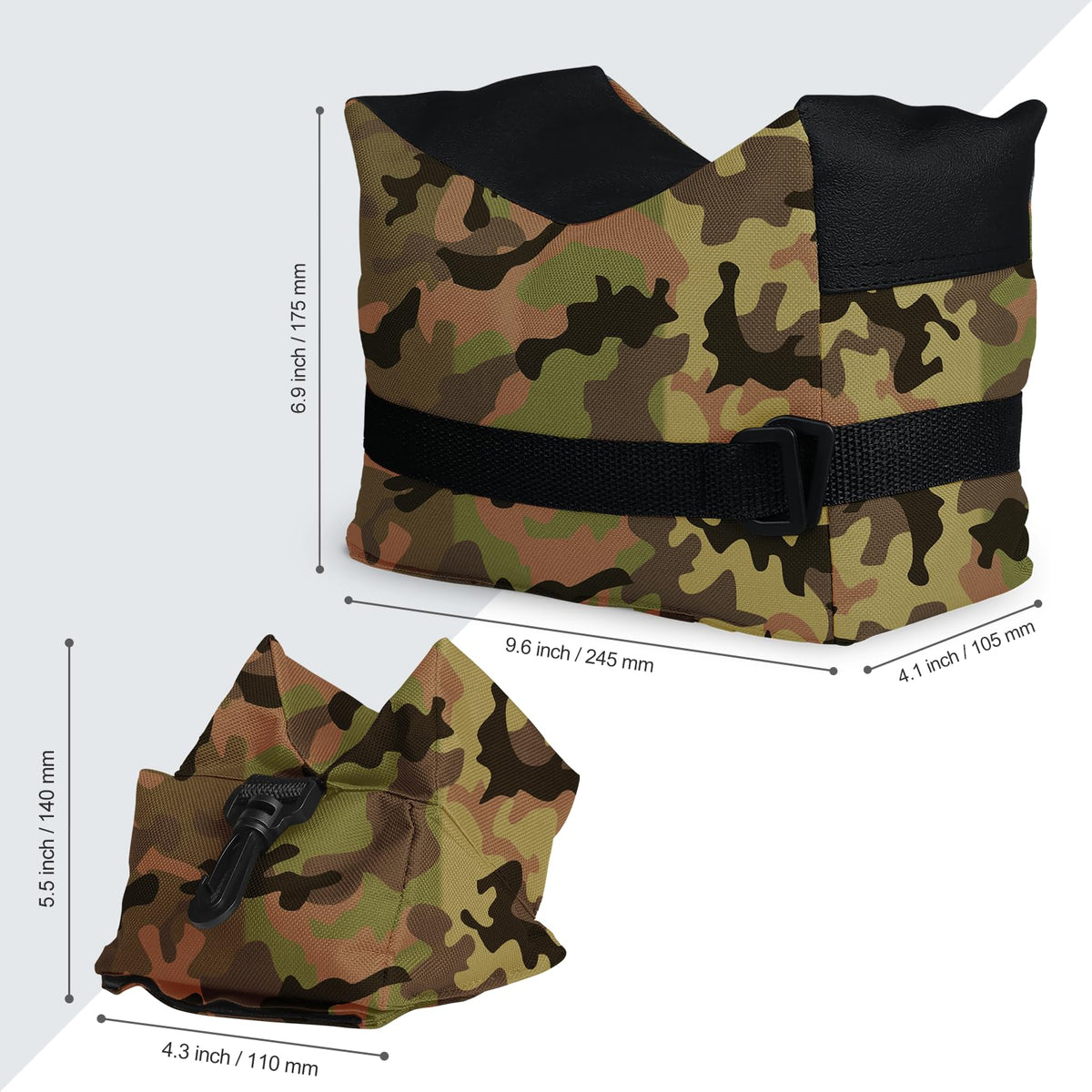 Twod Outdoor Shooting Rest Bags -Stand Holders Target