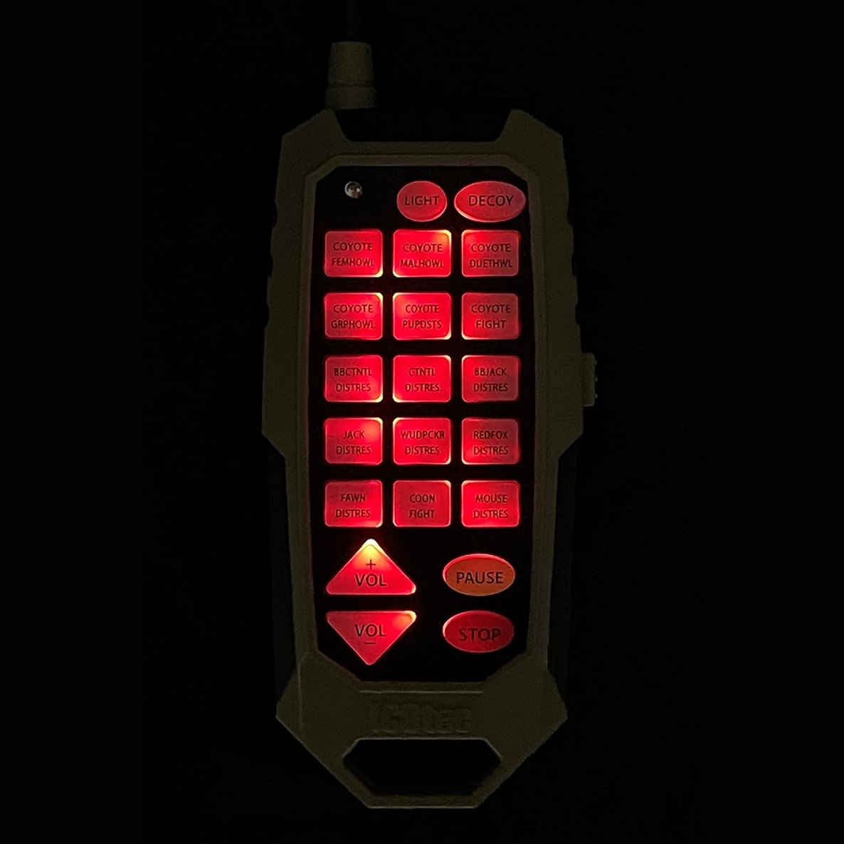 Icotec 300+ Predator Call - Great for Coyote Hunting, Fox Hunting, and All Predator Hunting. 300-yard Remote Range.