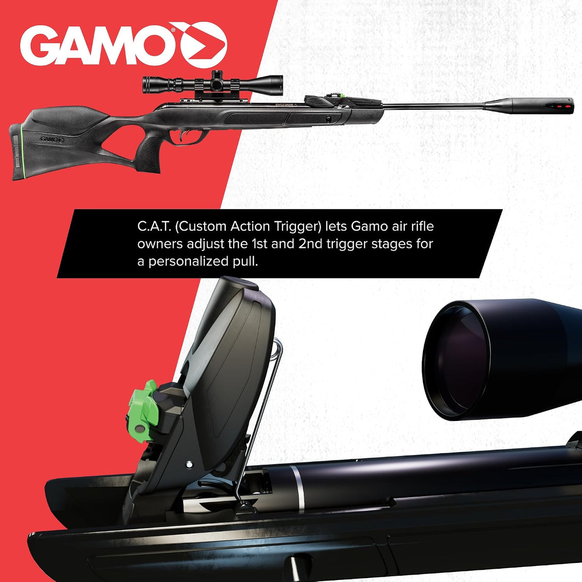Gamo Swarm Magnum 10X GEN3i Break Barrel Air Rifle - 10-Shot Magazine