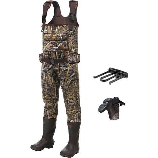 HISEA Hunting Waders for Men 600G Insulated Neoprene Chest Wader Waterproof