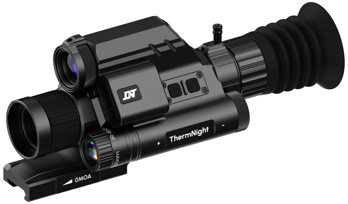 DNT Optics TNC635R ThermNight Thermal & Night Vision Multispectral Scope with Rangefinder and Ballistic Calculator