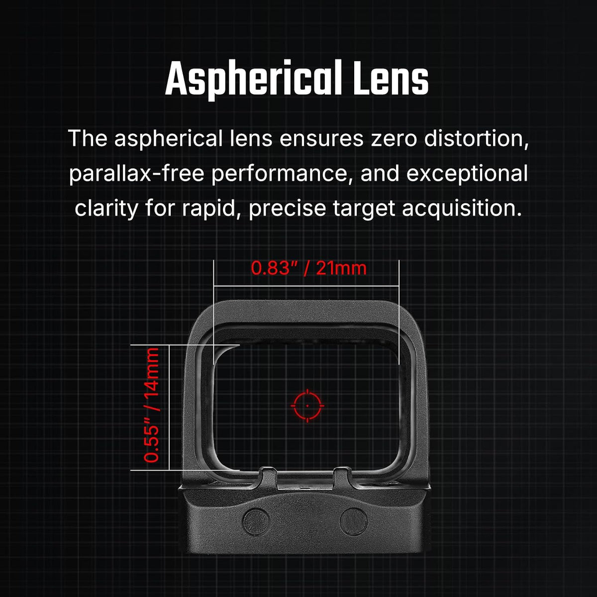 OSIGHT SE Enclosed Red/Green Dot, 2 & 32 MOA Multi-Reticle or 6 MOA Dot